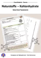Vorschau - Stundenentwürfe - Verlaufsplan Keto-Enol-Tautomerie - Deckblatt