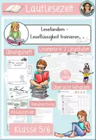 Vorschau - Arbeitsblätter - Lesetandem Übungsheft Klasse 5 u 6 - Deckblatt