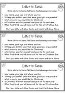 Vista previa - Hojas de trabajo - Christmas - Letter to Santa - página 2