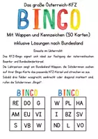 Vorschau - Spiele - Das große Österreich-KFZ-Bingo (inkl. Wappen der Bundesländer) - Seite 1