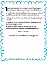 Vorschau - Arbeitsblätter - Wahrscheinlichkeitsbaum Arbeitsblatt - Deckblatt