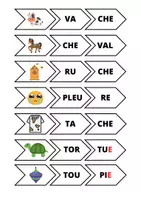 Aperçu - Apprentissages en autonomie - Associer les syllabes - Page 2