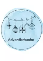 Vorschau - Bildkarten - Adventbräuche – Lesekarten zu Traditionen und Festen in der Vorweihnachtszeit - Deckblatt