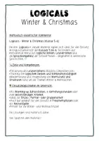 Vorschau - Arbeitsblätter - Logicals Winter Christmas 5-6 Englisch - Seite 1