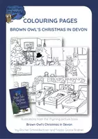 Vista previa - Manualidades / Dibujos para colorear - Christmas in Devon - COLOURING PAGES - Portada