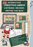 Vorschau - Stationenlernen - Interactive Christmas Words – English Listening, Reading & Writing Exercises - Deckblatt