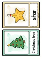 Aperçu - Préparation de séance / Séance complète - Noël (Flashcards + Tarsia) - Page 1
