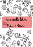 Vorschau - Mal- und Bastelvorlagen - Ausmalbilder Weihnachten Wimmelbilder - Deckblatt