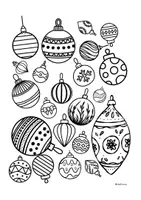 Vorschau - Mal- und Bastelvorlagen - Ausmalbilder Weihnachten Wimmelbilder - Seite 1