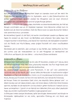 Vorschau - Stundenentwürfe - Weihnachten weltweit-Länder im Vergleich Unterrichtsstunde - Deckblatt