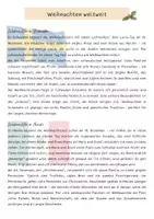 Vorschau - Stundenentwürfe - Weihnachten weltweit-Länder im Vergleich Unterrichtsstunde - Seite 2