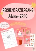 Vorschau - Spiele - Rechenspaziergang ZR 10 Weihnachten 1. Klasse - Deckblatt