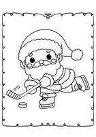 Vorschau - Mal- und Bastelvorlagen - Ich male den Weihnachtsmann aus - Seite 2