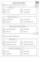 Vorschau - Arbeitsblätter - Berlin – Test / Lernzielkontrolle Sachunterricht | Hauptstadt, Bezirke, Sehenswürdigkeiten | Arbeitsblatt + Lösung + editierbare Version + Differenzierung - Seite 3