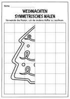 Vorschau - Arbeitsblätter - SYMMETRISCHES MALEN - Deckblatt