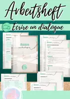 Vorschau - Stundenentwürfe - Production écrite: Écrire un dialogue - Deckblatt