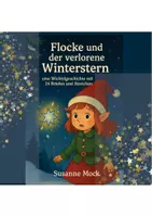 Vorschau - Mal- und Bastelvorlagen - Flocke und der verlorene Winterstern - Deckblatt