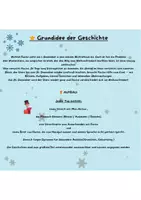 Vorschau - Mal- und Bastelvorlagen - Flocke und der verlorene Winterstern - Seite 1