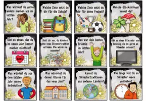 Vorschau - Spiele - Erzählkarten / Gespächskarten / Schreibanlass zu Silvester & Neujahr - Seite 3