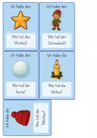 Vorschau - Spiele - Ich habe, wer hat? - Lesespiel für Winter und Weihnachten (auch in Silbenschrift) - Seite 2