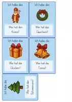 Vorschau - Spiele - Ich habe, wer hat? - Lesespiel für Winter und Weihnachten (auch in Silbenschrift) - Seite 3