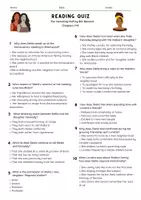 Vorschau - Test - Reading Quiz - Chapters 7+8, The Vanishing Half - Deckblatt