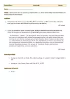 Vorschau - Klassenarbeiten - Klausur Kleist Der zerbrochne Krug Auftritt 9 - Deckblatt