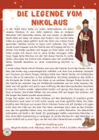 Vorschau - Stundenentwürfe - Sankt Nikolaus - Informationstext, Legende & Rollenspiel - Seite 2