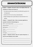 Vorschau - Arbeitsblätter - Fit für die Schulaufgabe: Kasus-Numerus-Genus, Adverbialen, Nebensätze, Satzglieder, Satzreihe und Satzgefüge Klasse 5 - Seite 2