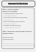 Vorschau - Arbeitsblätter - Fit für die Schulaufgabe: Kasus-Numerus-Genus, Adverbialen, Nebensätze, Satzglieder, Satzreihe und Satzgefüge Klasse 5 - Seite 3