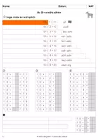 Vorschau - Arbeitsblätter - Cuisenaire-Stäbe: Die Zahlen bis 20, Kl. 1/2 - Seite 2