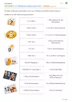 Vorschau - Spiele - MAßVERWANDLUNGEN Advent im Mathematikunterricht - Seite 3