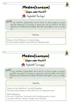 Vorschau - Stundenentwürfe - Medienkonsum Probeprojekt WiK 9+10 schon fertig!? - Seite 1