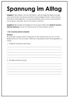 Vorschau - Arbeitsblätter - Spannend Erzählen. Alltagssituationen spannend nacherzählen - Seite 1