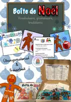 Vorschau - Stationenlernen - Boîte de Noel (Weihnachts-Box): Lerntheke - Deckblatt