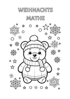 Vorschau - Mal- und Bastelvorlagen - Weihnachtsmathe - Seite 1