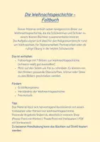 Vorschau - Arbeitsblätter - Weihnachtsgeschichte - Faltbuch - Seite 1