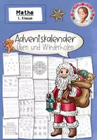 Vorschau - Arbeitsblätter - Weihnachten: Adventskalender Klasse 1 Mathematik – Rechnen, Rätseln & Lernen im Advent - Deckblatt