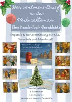 Vorschau - Poster - Kamishibai-Geschichte - Der verlorene Brief an den Weihnachtsmann - Deckblatt