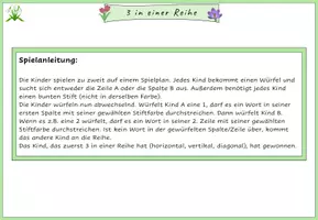 Vorschau - Arbeitsblätter - Spielend Wortarten lernen - Sprachspiel im Frühling mit Selbstkontrolle - Seite 2