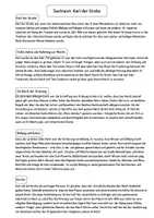 Vorschau - Anderer Materialtyp - Fachspezifische Leistung Geschichte - fiktives Interview mit Karl dem Großen - Seite 1
