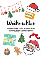 Vorschau - Bildkarten - Weihnachtsspiel Wortschatz auf deutsch - Deckblatt
