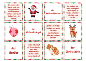 Vorschau - Bildkarten - Wortschatzkarten Spiel Weihnachten auf Deutsch - Seite 3