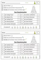 Vorschau - Arbeitsblätter - Lesespaziergang: Fasching/Karneval - Das Roboterkostüm (Klasse 1-4) - Seite 3
