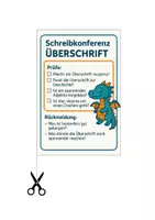 Vorschau - Fördermaterial/Inklusion - Schreibkonferenz: Schreibkonferenzkarten Aufsatz als Flugreise - Seite 3