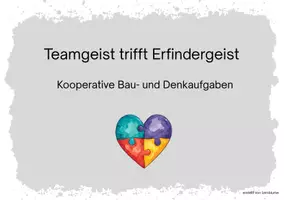 Vorschau - Aufgabenkarten - Teamgeist trifft Erfindergeist - kooperative und kreative Problemlöseaufgaben - Seite 1
