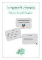 Vorschau - Aufgabenkarten - Teamgeist trifft Erfindergeist - kooperative und kreative Problemlöseaufgaben - Deckblatt