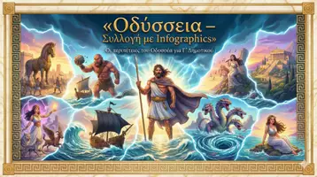 Προεπισκόπηση - Αφίσες - Infographic Οι Περιπέτειες και η Επιστροφή του Οδυσσέα - Εξώφυλλο