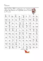 Aperçu - Feuilles d'exercices - Le chemin des lettres dans les 3 écritures - Page 2