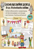 Vorschau - Arbeitsblätter - Lesespaziergang: Fasching/Karneval - Das Roboterkostüm (Klasse 1-4) - Deckblatt